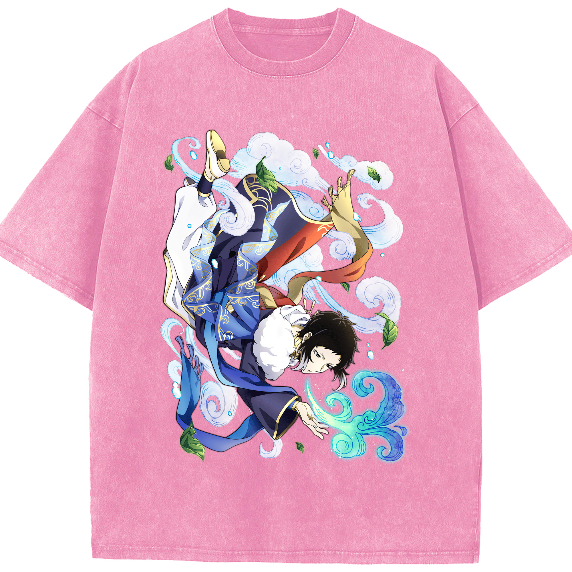 （画像用） 文豪ストレイドッグス Bungo Stray Dogs 綿100% ヴィンテージ風 半袖Tシャツ（フロントプリント）